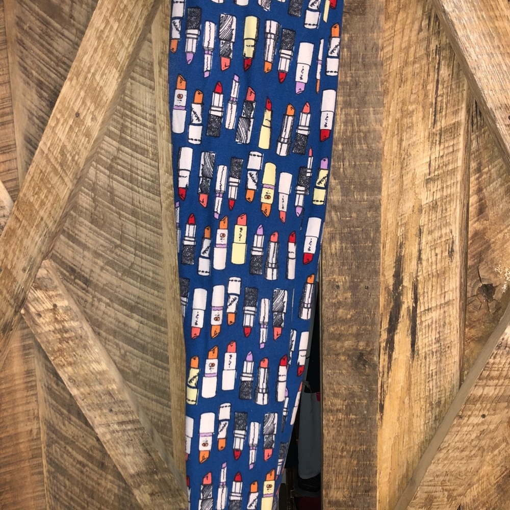Vintage Lularoe Lipstick Leggings Unicorn OS HSA